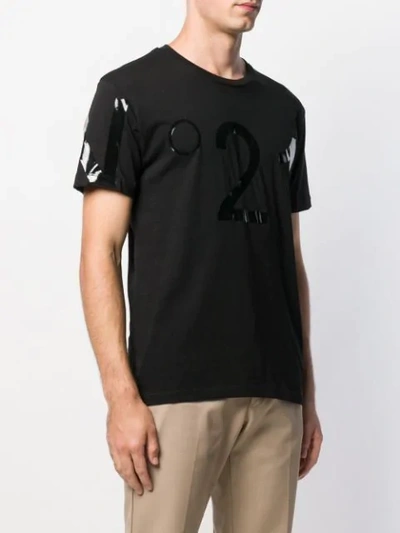 Shop N°21 Logo Printed T-shirt In Black