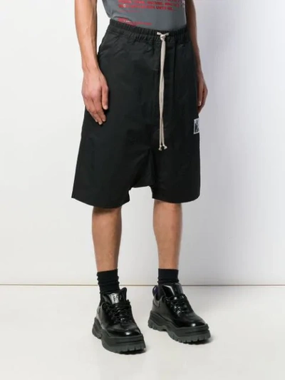 Shop Rick Owens Drkshdw Dropped Crotch Track Trousers In Black