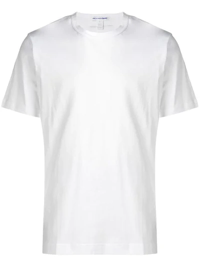 Shop Comme Des Garçons Shirt Logo Print Short In White