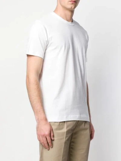 Shop Comme Des Garçons Shirt Logo Print Short In White