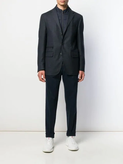 Corneliani Straight-leg Trousers In Blue