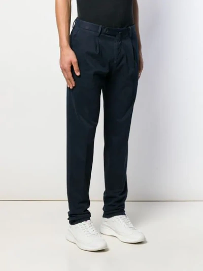 Corneliani Straight-leg Trousers In Blue