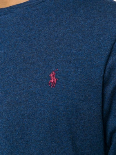 Polo Ralph Lauren Logo Sweatshirt In Blue