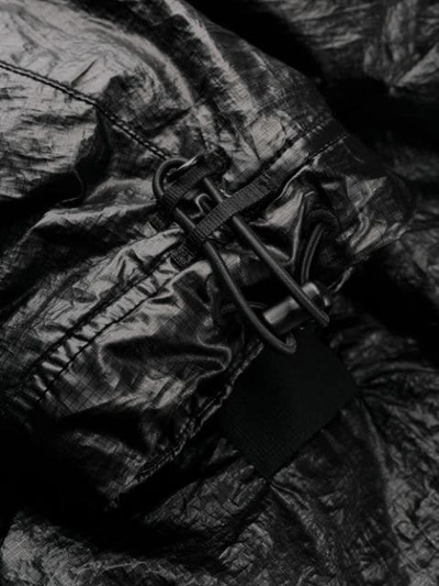 STONE ISLAND SHADOW PROJECT HOODED ZIPPED COAT - 黑色