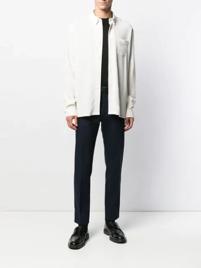 Séfr Hampus Plain Shirt In White