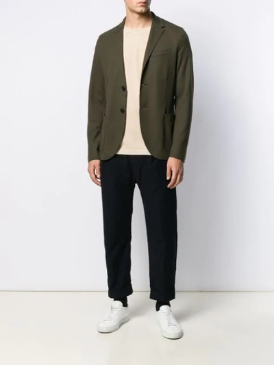 Shop Harris Wharf London Classic Blazer In Green