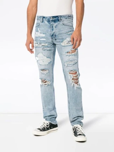 Shop Ksubi Chitch Tropo Trash Jeans - Blue