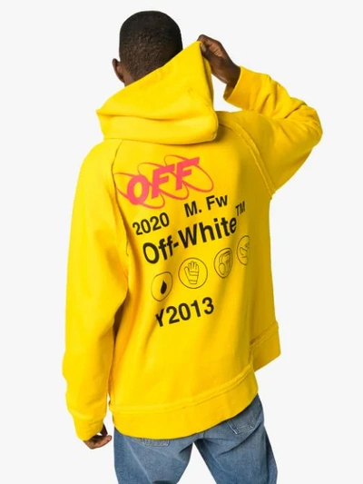 Shop Off-white Industrial Y013 Hoodie In Yellow