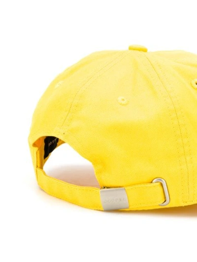 BOTTER EMBROIDERED DETAIL CAP - 黄色