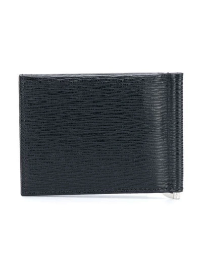 Shop Ferragamo Salvatore  Logo Plaque Bi-fold Wallet - Black