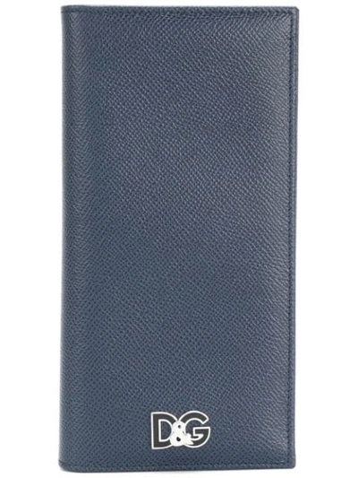 Shop Dolce & Gabbana Logo Wallet - Blue