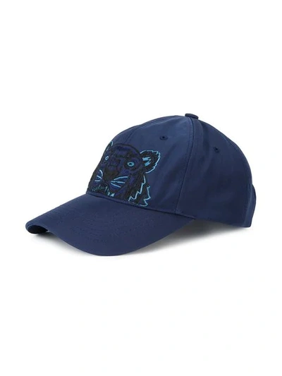 Shop Kenzo Tiger Cap - Blue