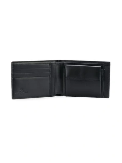 Shop Etro Leather Graphic Wallet - Blue