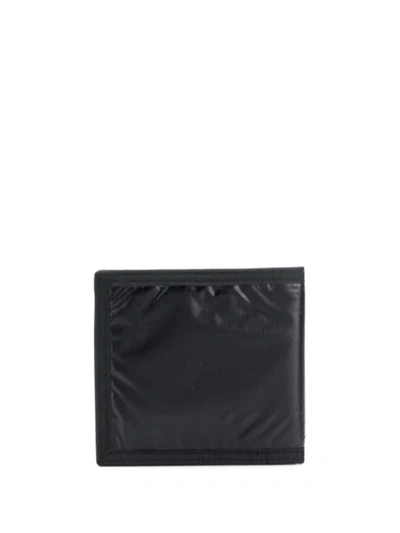 Shop Saint Laurent Nuxx Logo Print Bi-fold Wallet In Black