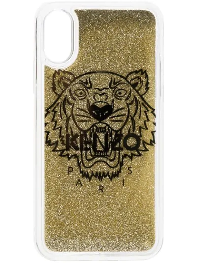 Shop Kenzo Gold Tiger Iphone X Css Case 