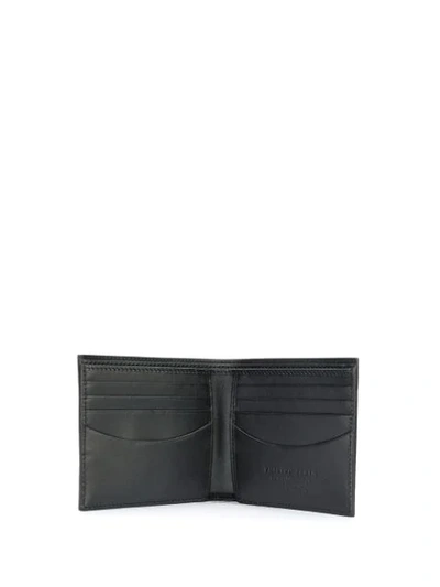 Shop Philipp Plein Logo Patch Billfold Wallet In Black