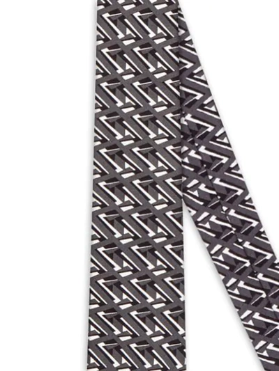 几何花纹领带