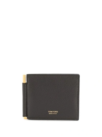 Shop Tom Ford Billfold Card Holder In Brown