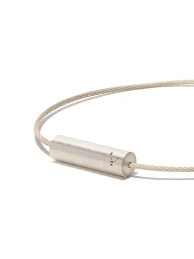 Shop Le Gramme 5g Cable Bracelet In Silver