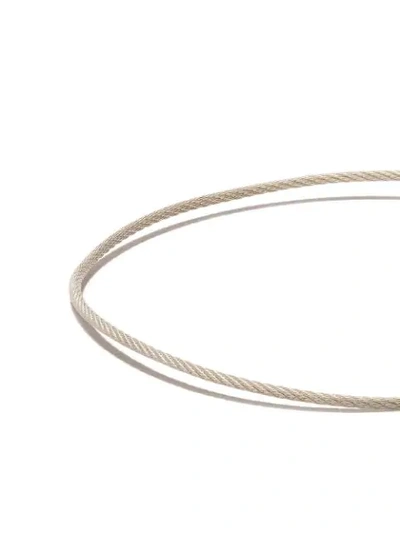 Shop Le Gramme 5g Cable Bracelet In Silver