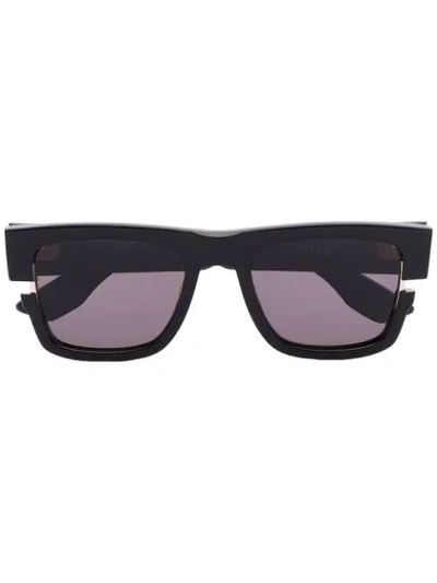 Shop Dita Eyewear Sekton Square Sunglasses In Black