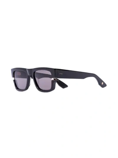 Shop Dita Eyewear Sekton Square Sunglasses In Black
