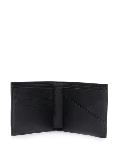 Shop Givenchy Perforated Logo Wallet In Black