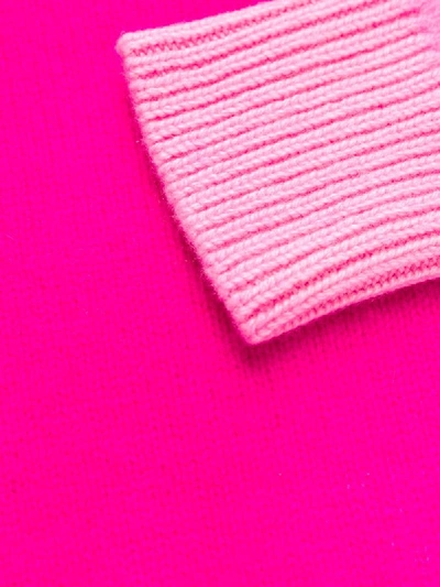 Shop The Elder Statesman Cashmere Gradient-pattern Jumper In Pink