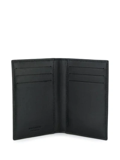 Shop Givenchy Logo Wave Print Cardholder In Black