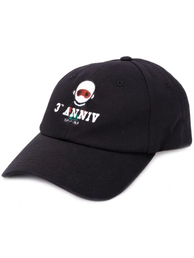 Shop Ih Nom Uh Nit 'anniversary' Embroidered Cap In Black