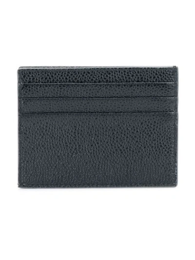 Shop Thom Browne Bicolor Note Cardholder In Grey