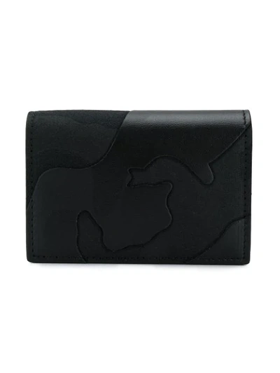 Shop Valentino Garavani Camouflage Wallet - Black