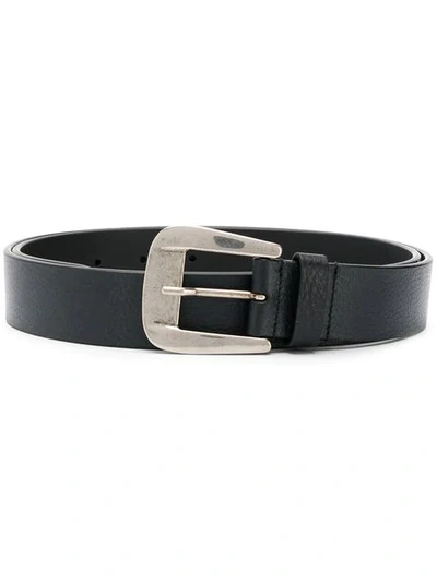 Shop Givenchy Logo Print Belt In Black