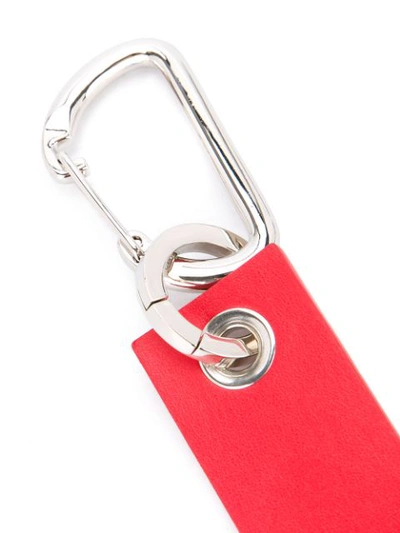 Shop Neil Barrett Gang Keyring In Red