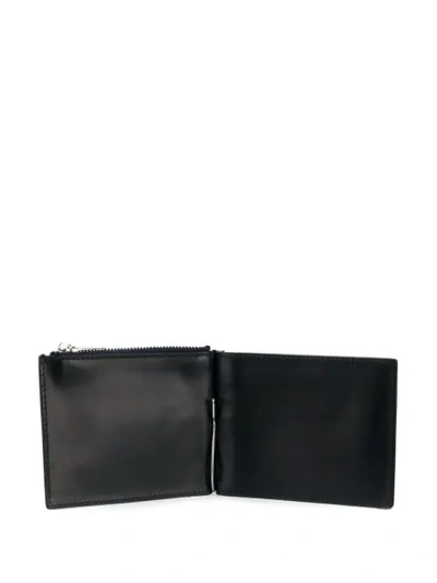 Shop Maison Margiela Logo Stamp Bifold Wallet In T6053 Black
