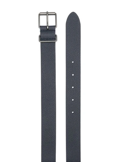 Shop Anderson's Grained Style Belt In Blue