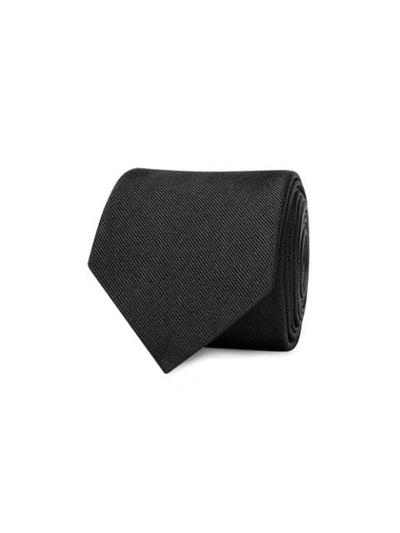 Shop Gucci Bee Underknot Tie In Black