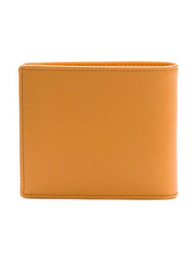 Shop Tod's Foldable Mini Wallet In Yellow