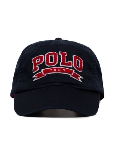 Shop Polo Ralph Lauren Logo In Blue