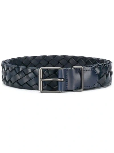 Shop Anderson's Woven Style Belt In Blue