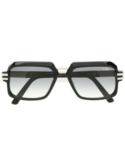 Shop Cazal Oversized Frame Sunglasses In Black
