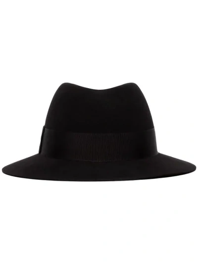 SAINT LAURENT CLASSIC FEDORA HAT - 黑色