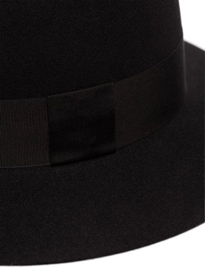 SAINT LAURENT CLASSIC FEDORA HAT - 黑色