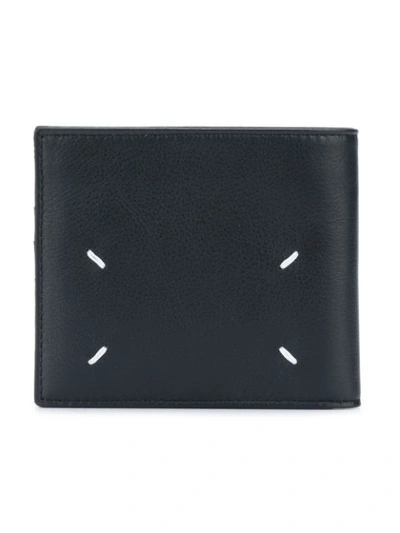 Shop Maison Margiela Contrast Bi-fold Wallet In Black