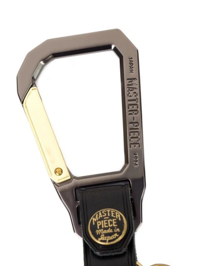 Shop Master-piece Carabiner Keyholder In Black