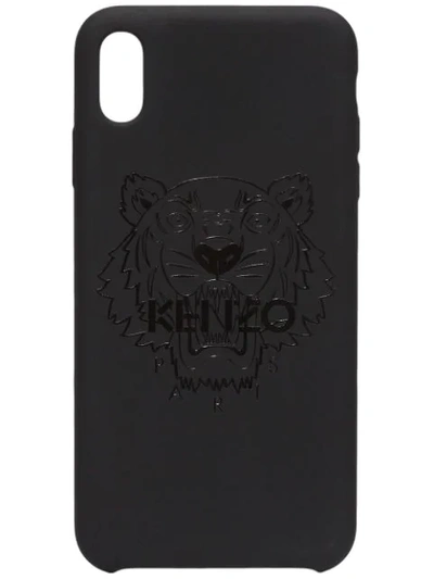 Shop Kenzo Tiger Print Iphone Xs Max Case In Black