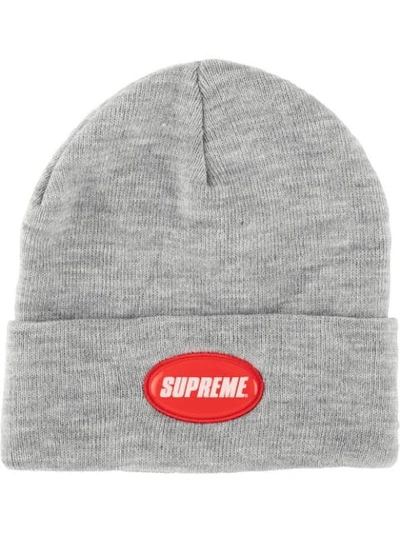 Supreme Mütze Mit Patch In Grey | ModeSens
