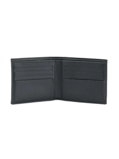 Shop Valentino Garavani Rockstud Camouflage Wallet In 0no Black