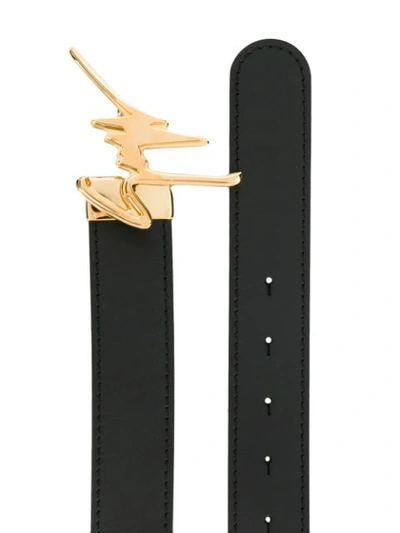Shop Giuseppe Zanotti Design Giuseppe Logo Belt - Black