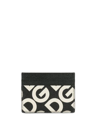 Shop Dolce & Gabbana Logo Card Holder In Black